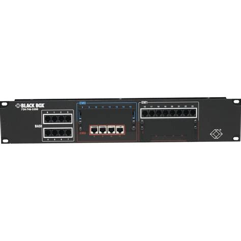 black box distribution panel for cisco router|Black Box Cisco HD A/D Extension Module Distribution Panel.